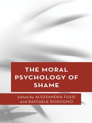 cover image of The Moral Psychology of Shame